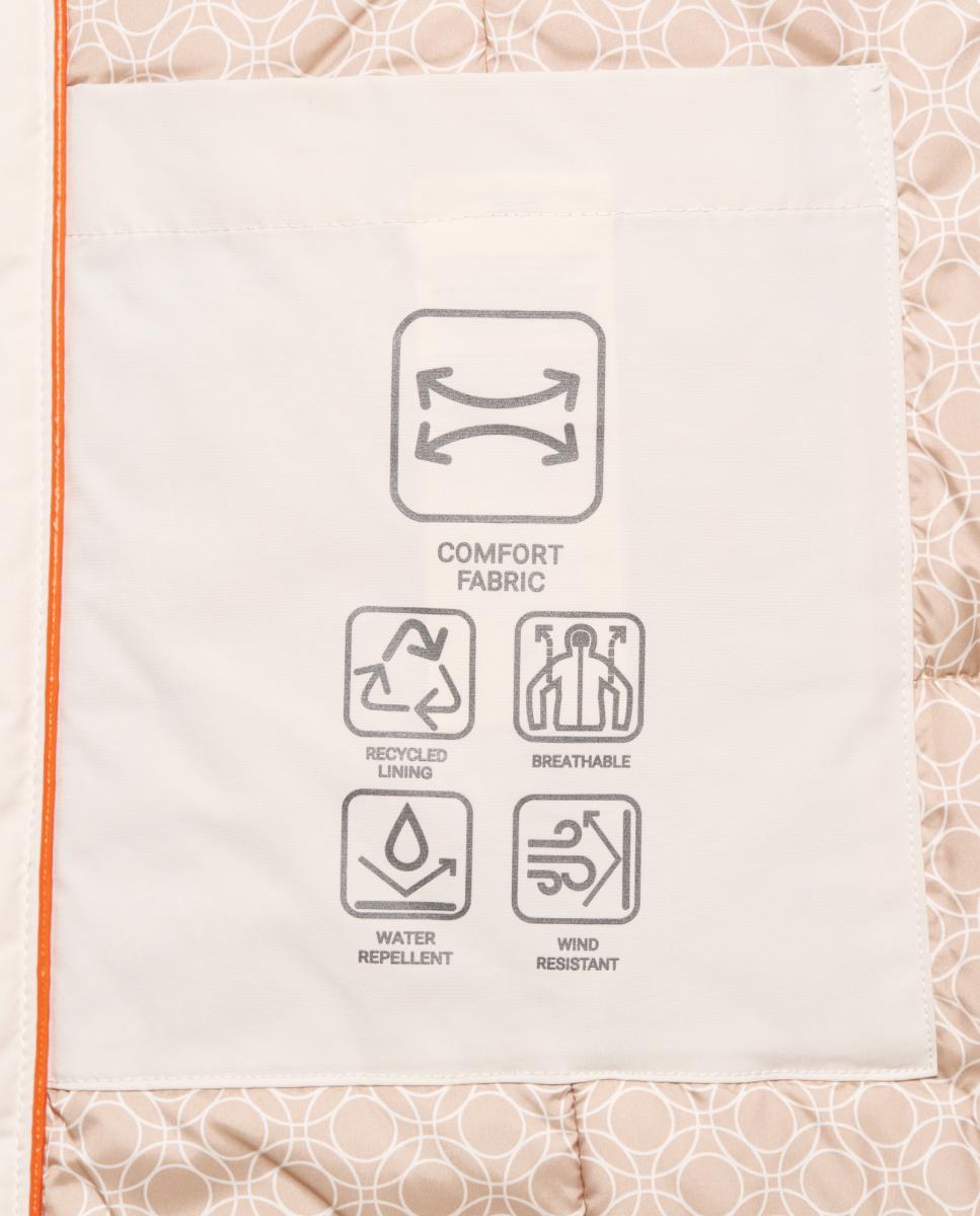 Parka Comprida Repelente à Água e Transpirável Cinzento-claro-6