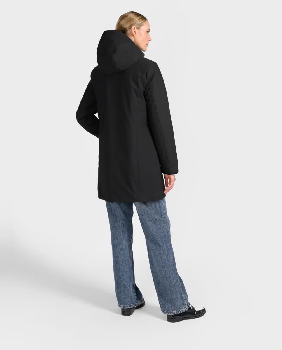 Parka Lisa Acolchoada Preto-5