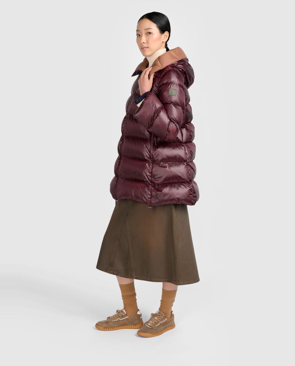 Parka Lisa Acolchoada Vermelho-3