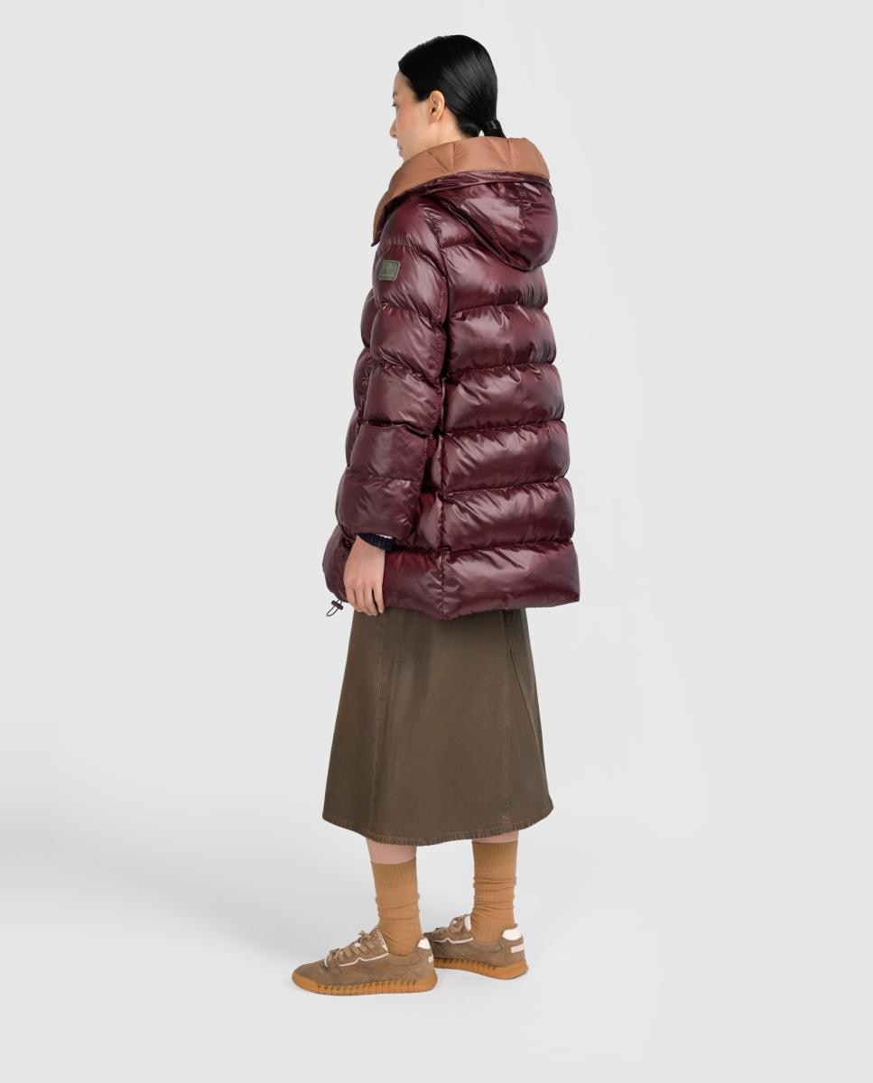 Parka Lisa Acolchoada Vermelho-4