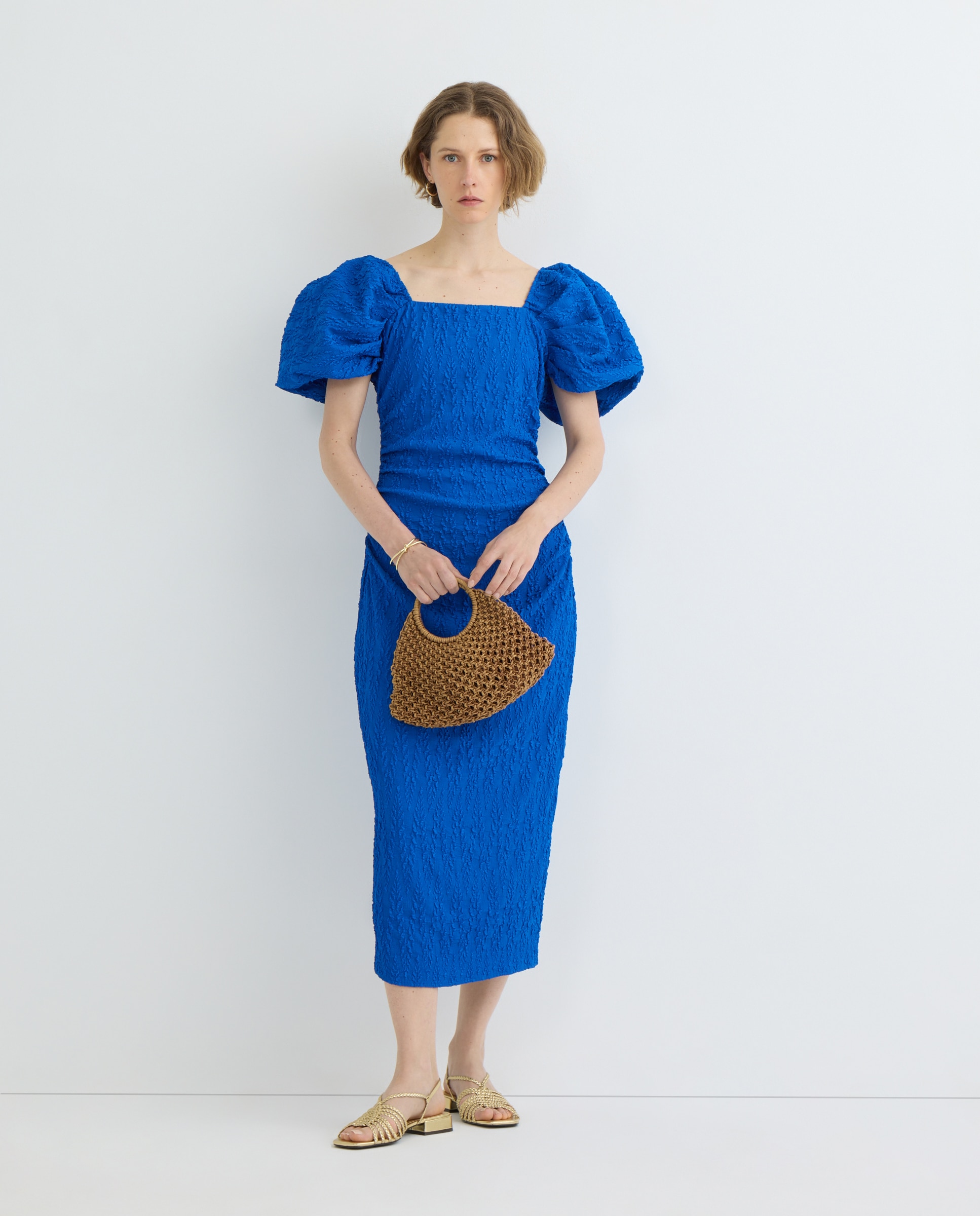 Imagem 0 de Vestido midi com manga curta