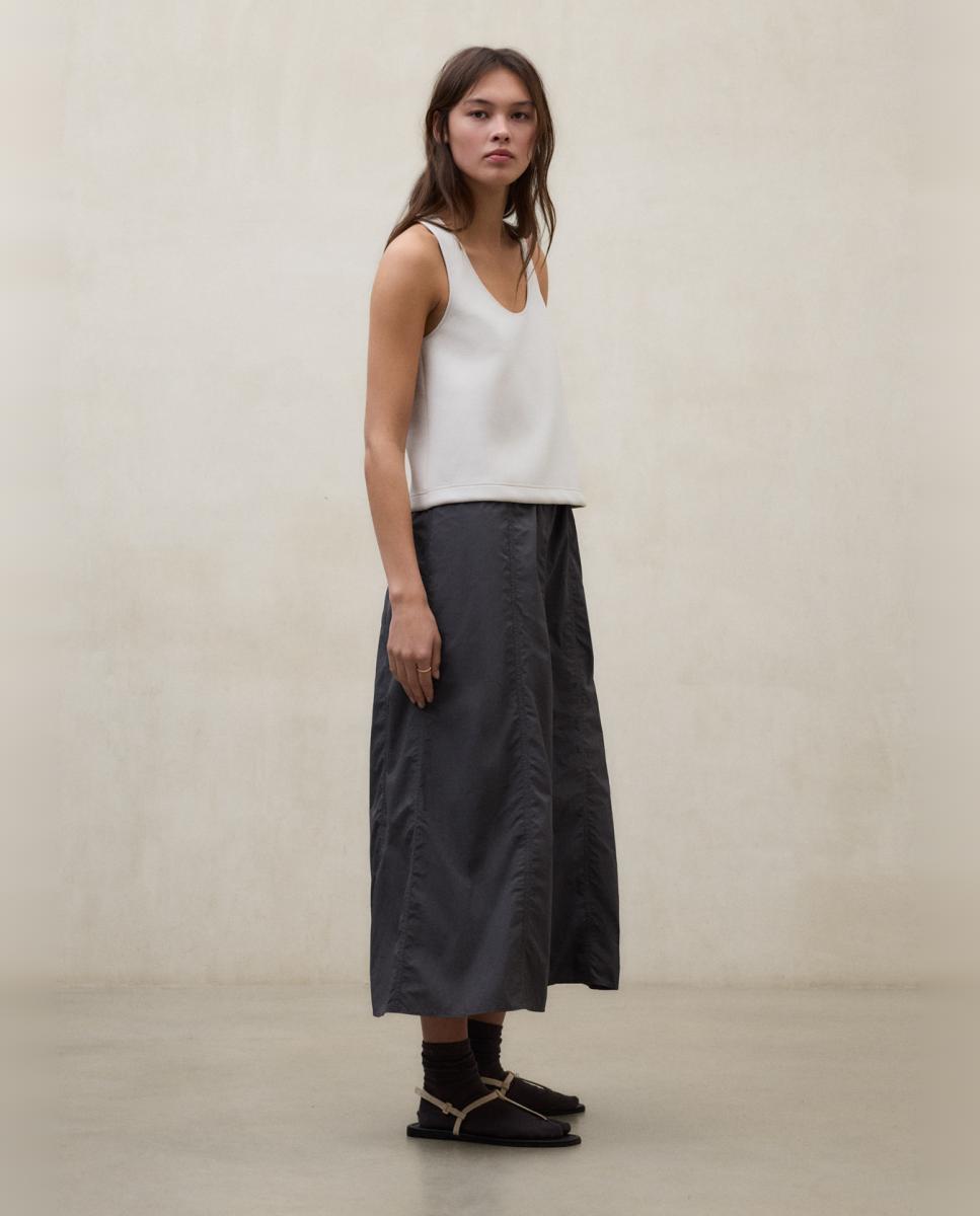 Ecoalf - Vestido largo fit relajado bicolor.