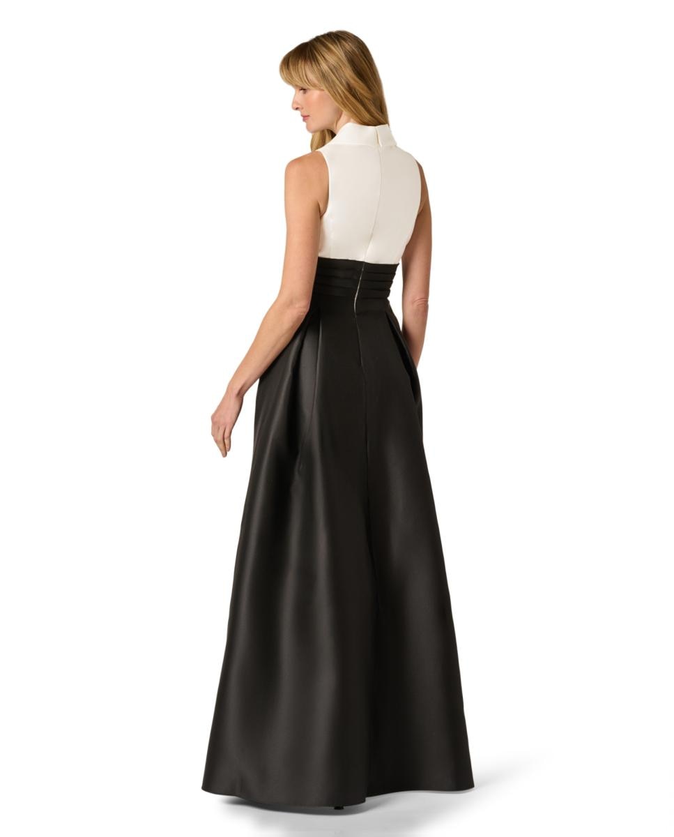 Vestido Mikado Preto-4