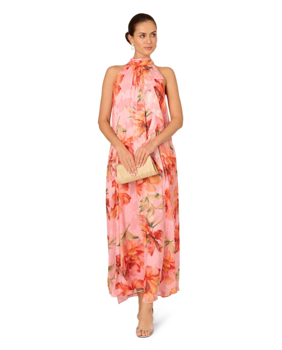 Vestido Trapézio Rosa-2