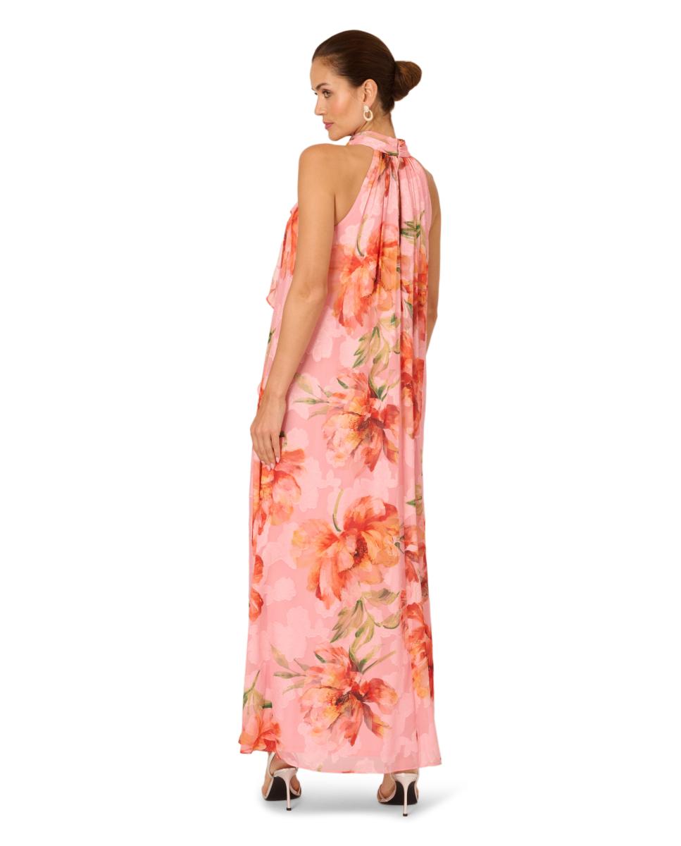 Vestido Trapézio Rosa-3