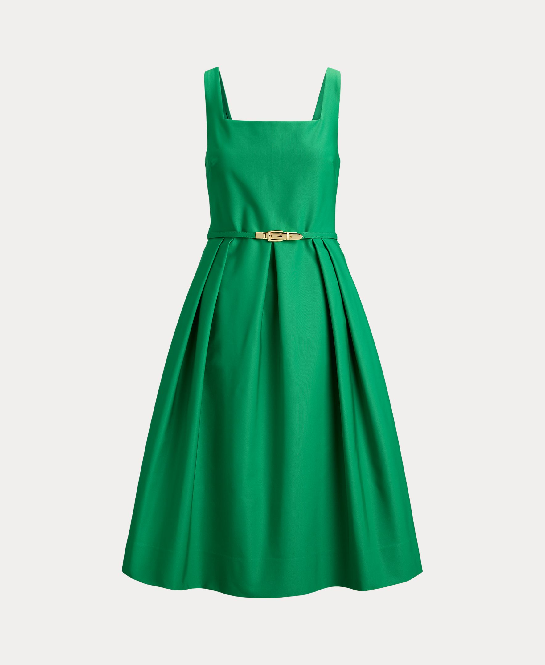 Vestido midi com cinto Esmeralda-5