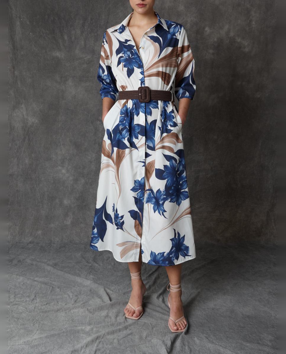 Imagem 0 de Vestido Comprido Estampado