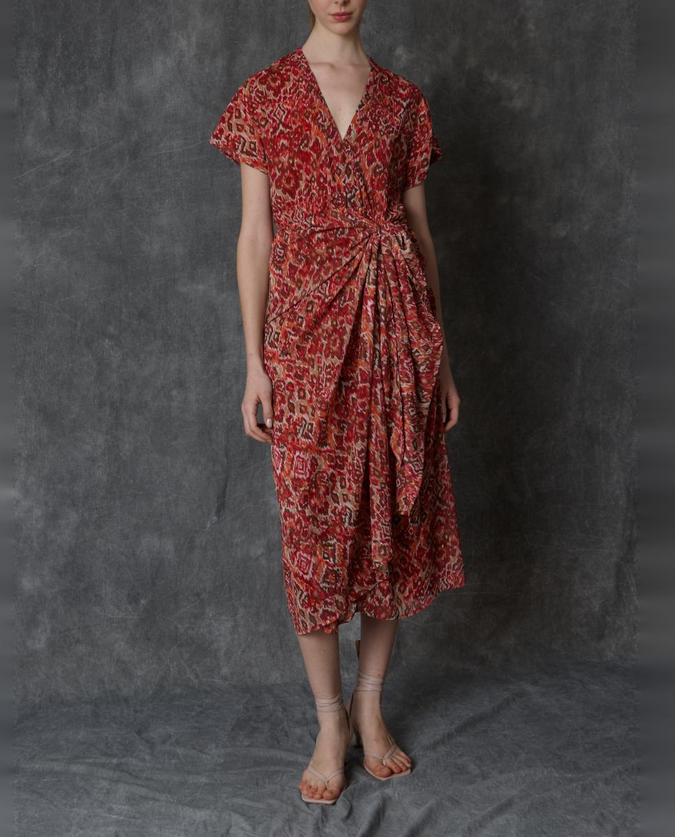 Imagem 0 de Vestido Comprido Estampado