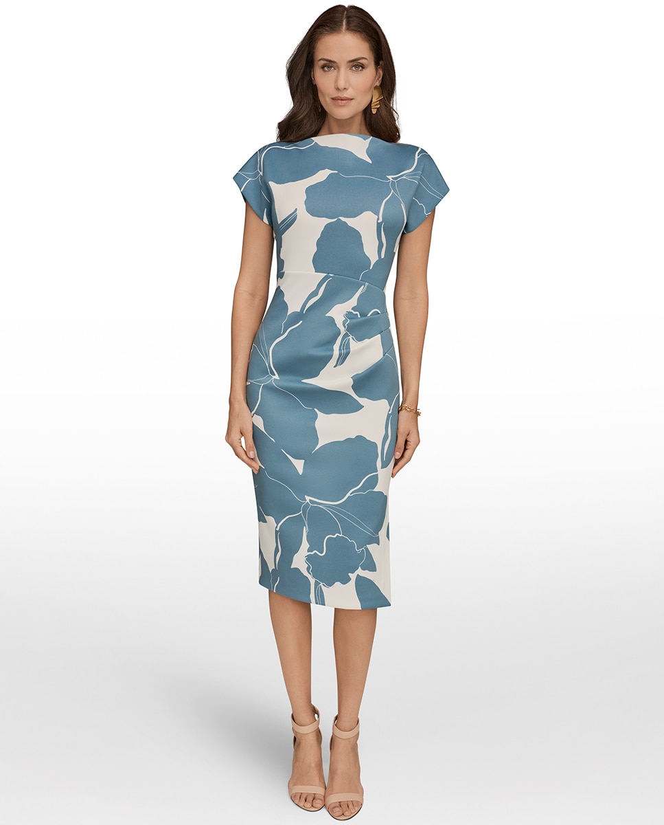 Donna Karan New York - Vestido midi con estampado.