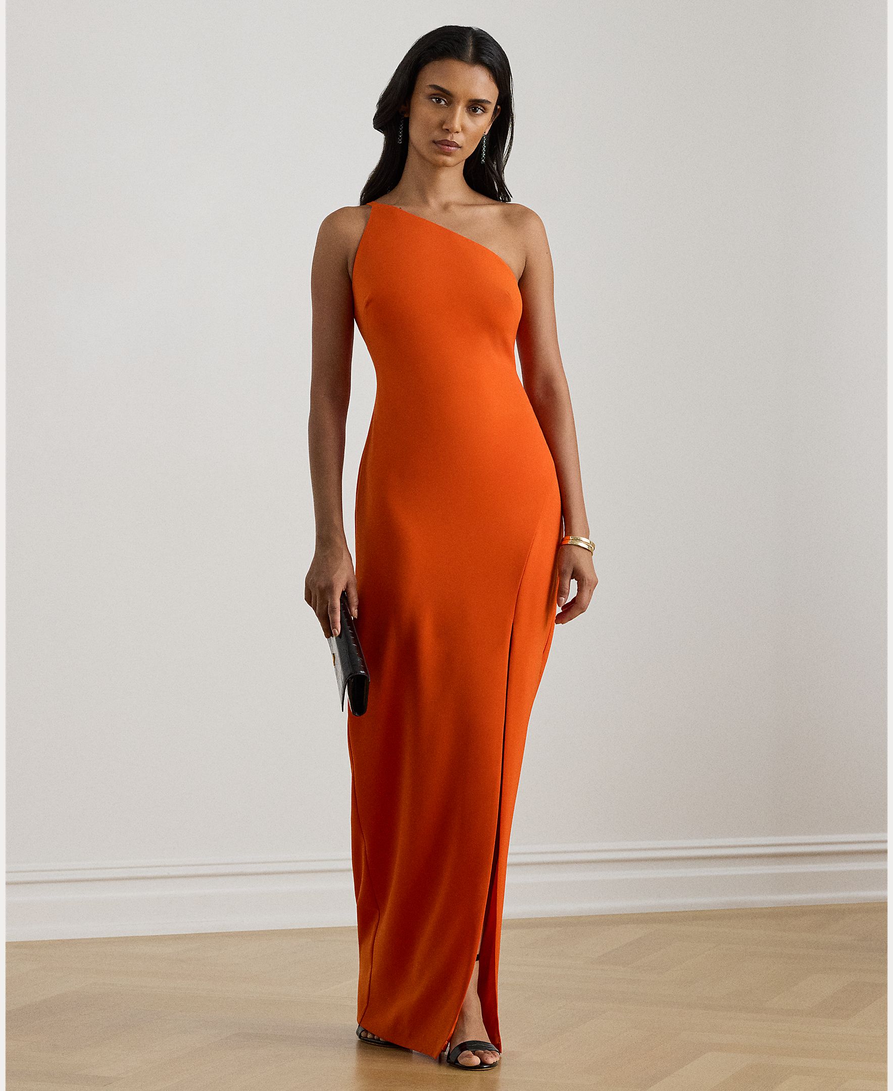 Imagem 0 de Vestido comprido assimétrico