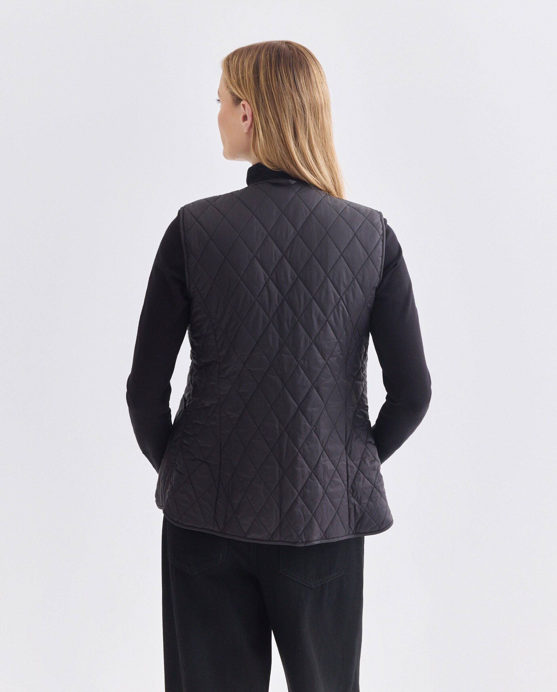 Chaqueta de mujer forro alcolchado - Barbour - Negro Negro-4