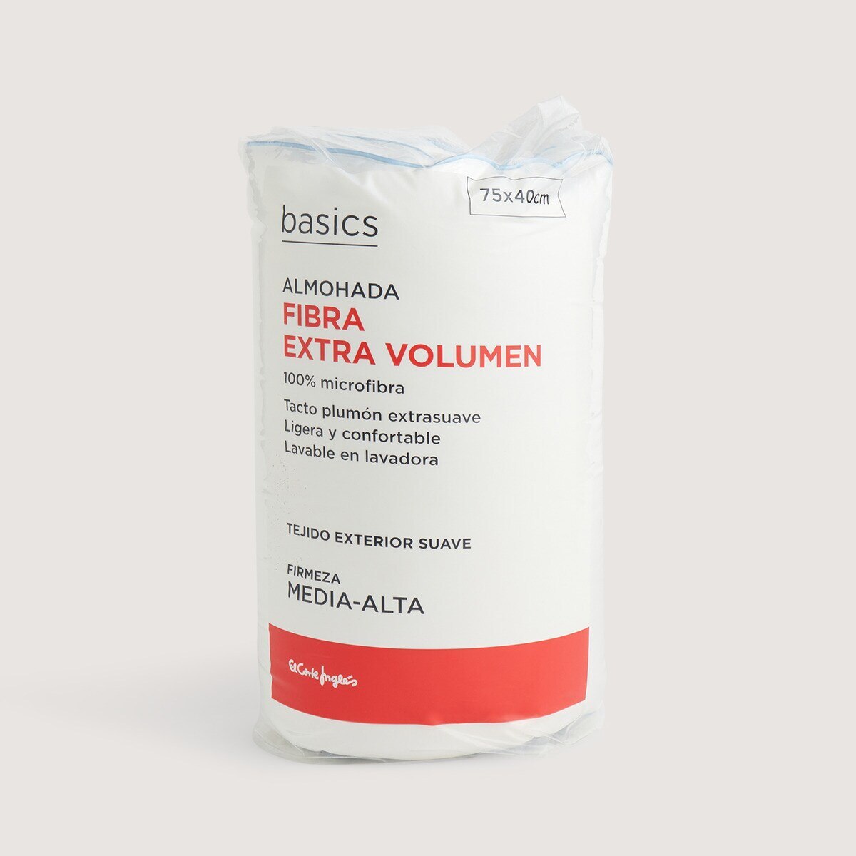 Almofada de Fibra Extra Volume Branco-4