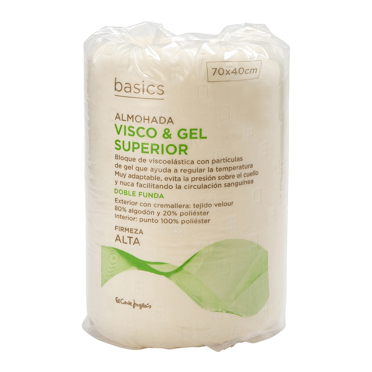 Almofada de Visco Gel Superior Branco-3