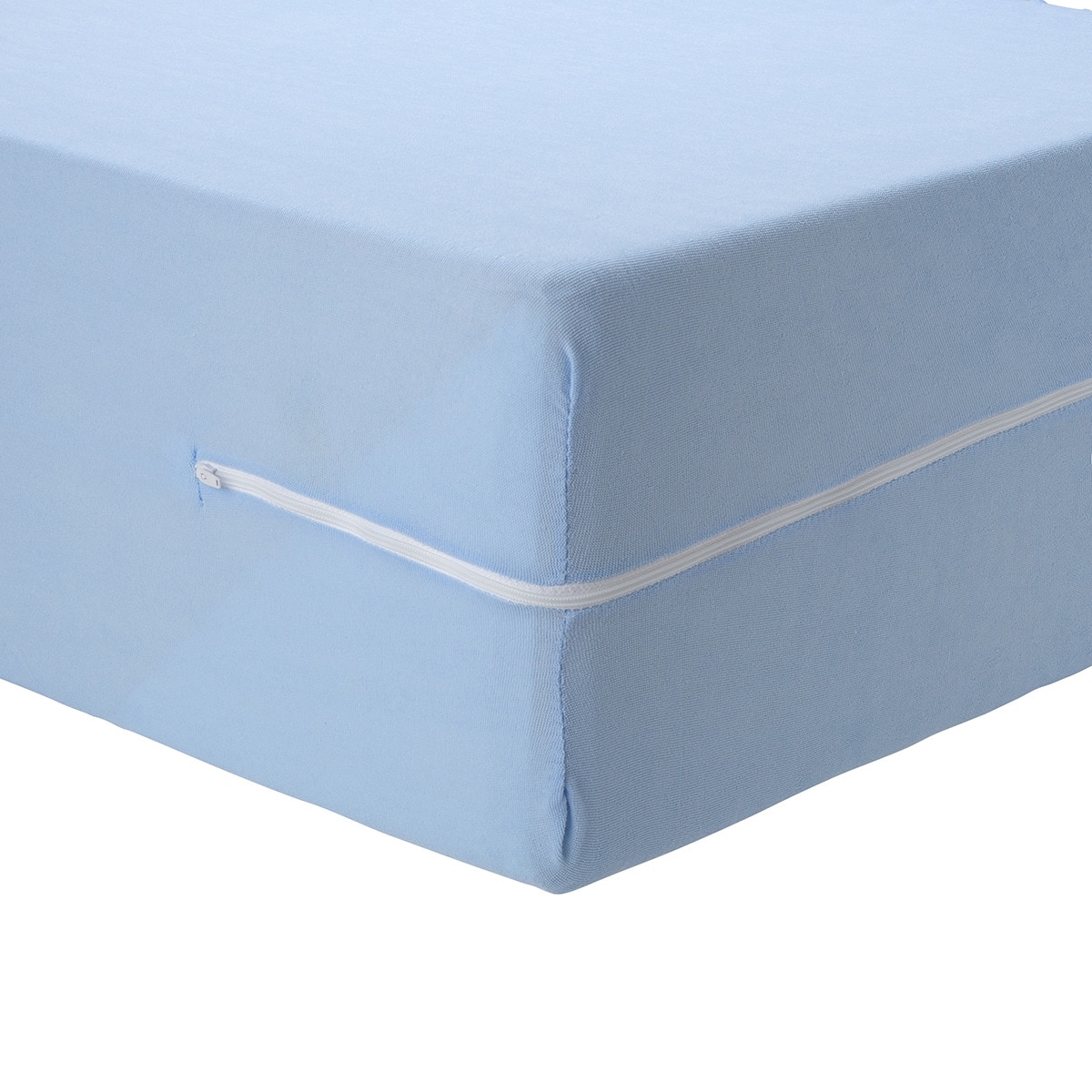 Capa de colchão de poliéster Adaptable Basics Azul-1