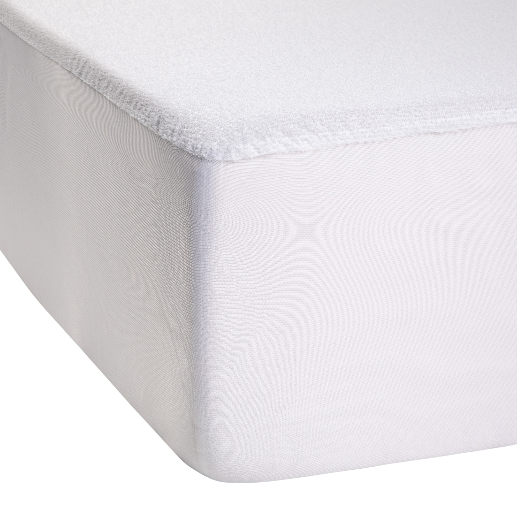 Protector de colchón Impermeable Rizo Básico Basics El Corte Inglés Blanco-1