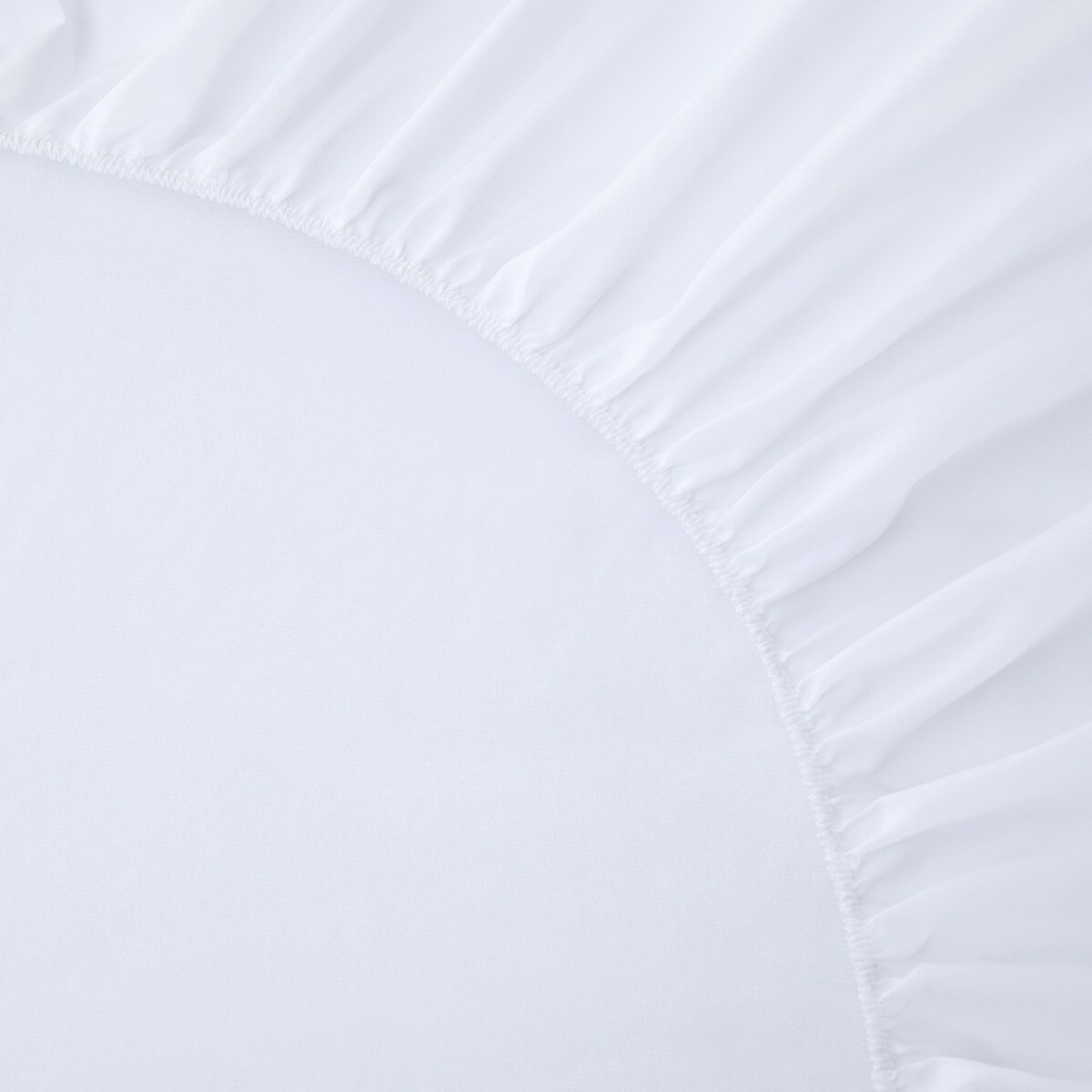 Protetor acolchoado em Tencel Basics El Corte Inglés Branco-3