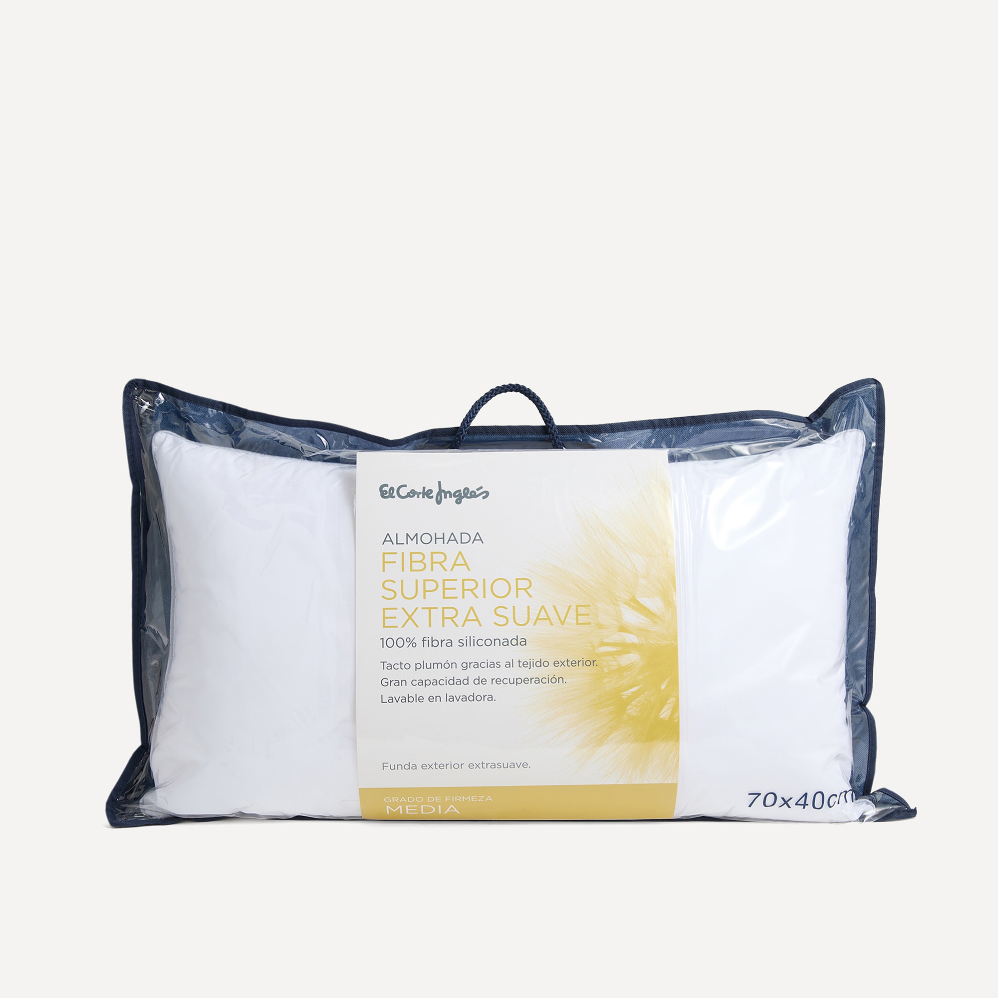 Almofada Superior Extra Suave Média Branco-3