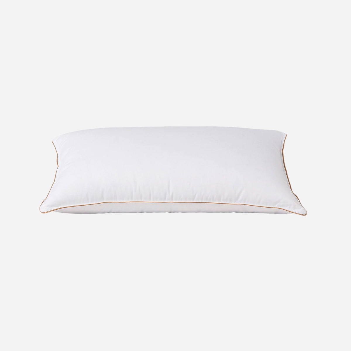 Almofada de Penugem de Ganso Firmeza Suave Branco-1