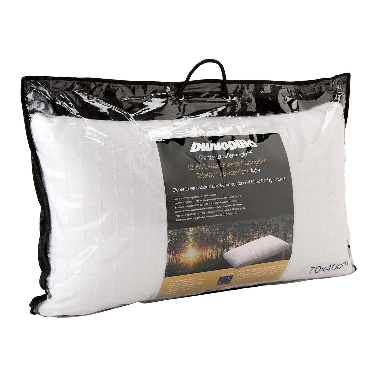 Almofada de Látex Talalay Dunlop alta Dunlopillo Branco-2