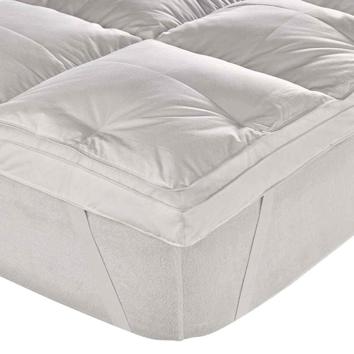Topper de Penugem Confort Supremo Branco-1