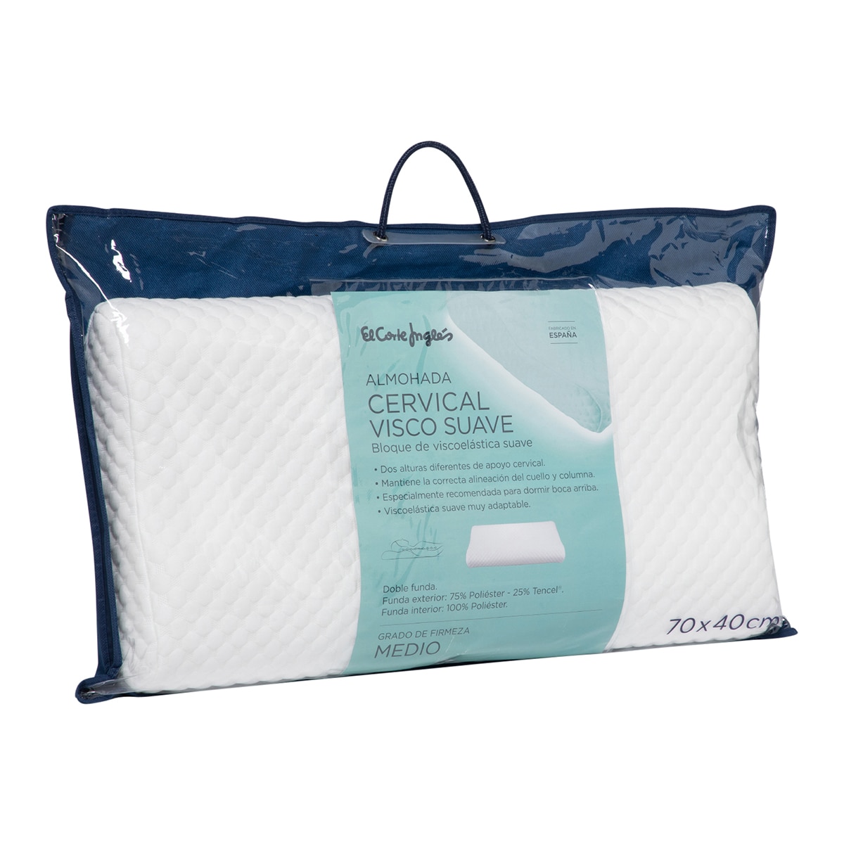 Almofada de visco cervical ECI Branco-3