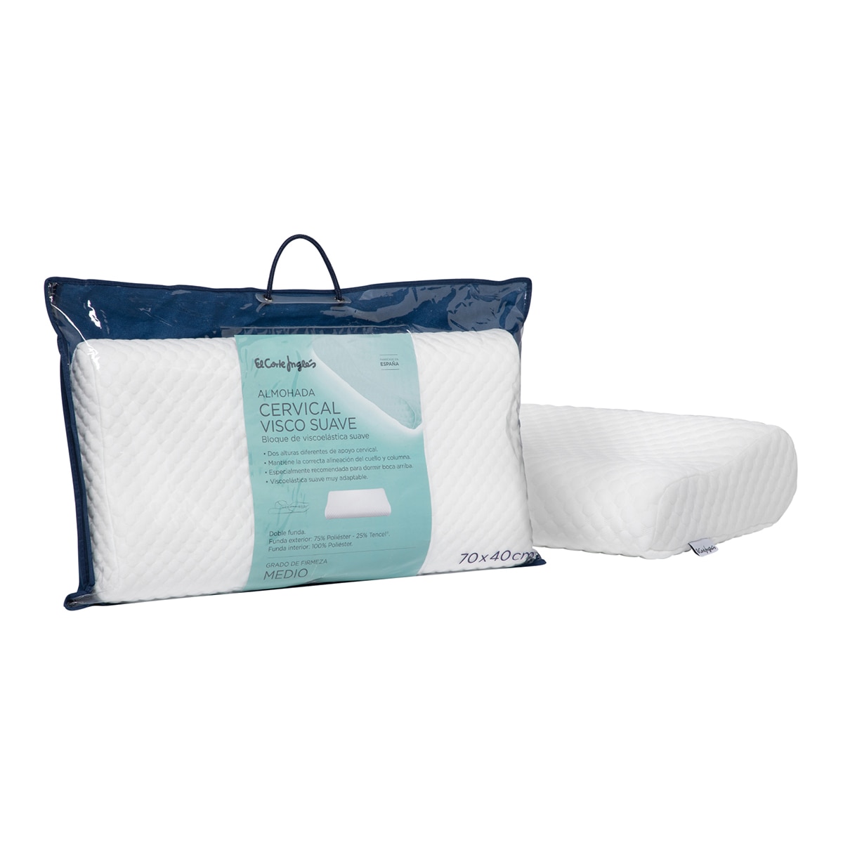 Almofada de visco cervical ECI Branco-4