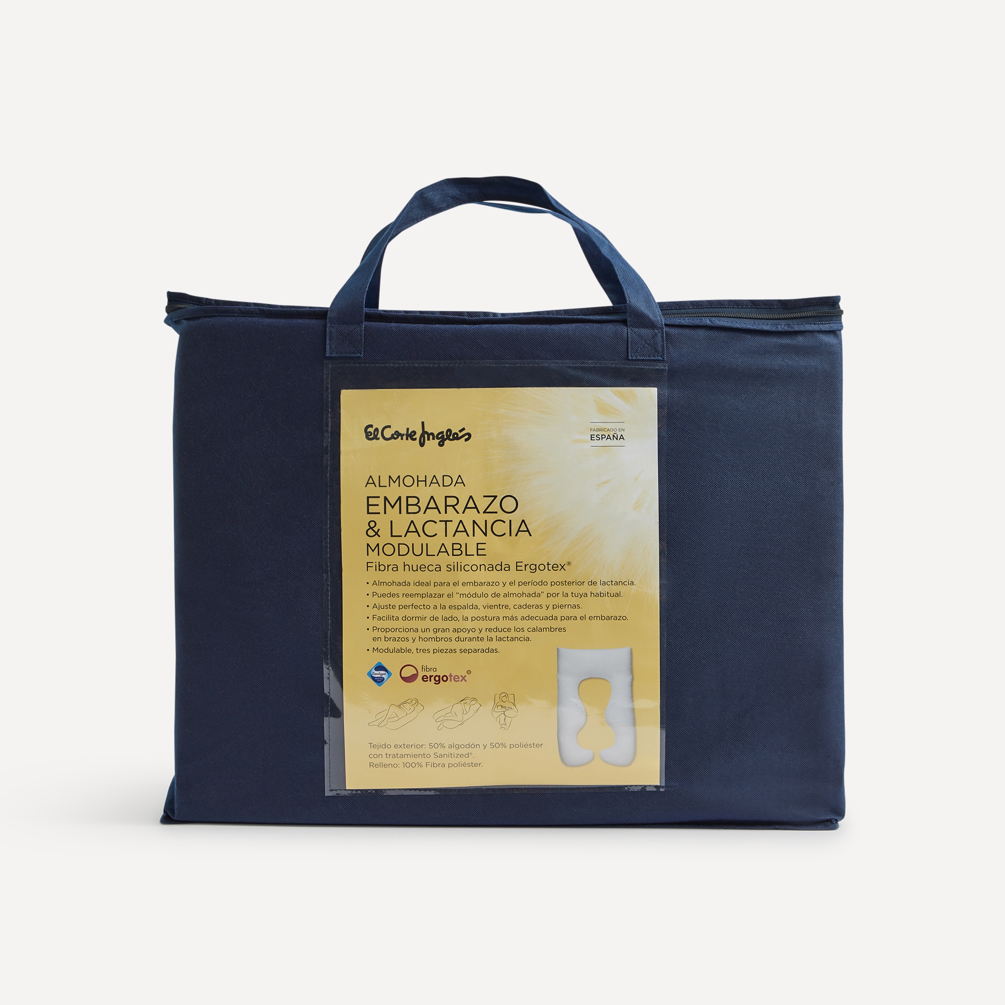 Almofada de Gravidez e Amamentação Grávida Branco-5