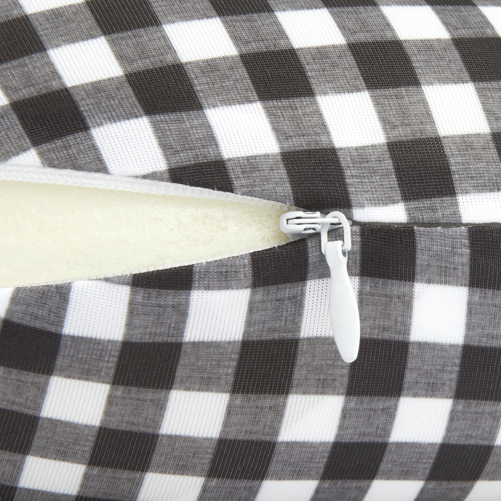 Almofada de Viagem Viscoelástica Vichy - Preto Preto-2