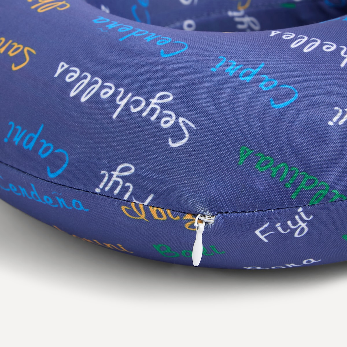 Collarín de viaje viscoelástica Islas Basics El Corte Inglés Azul oscuro-2