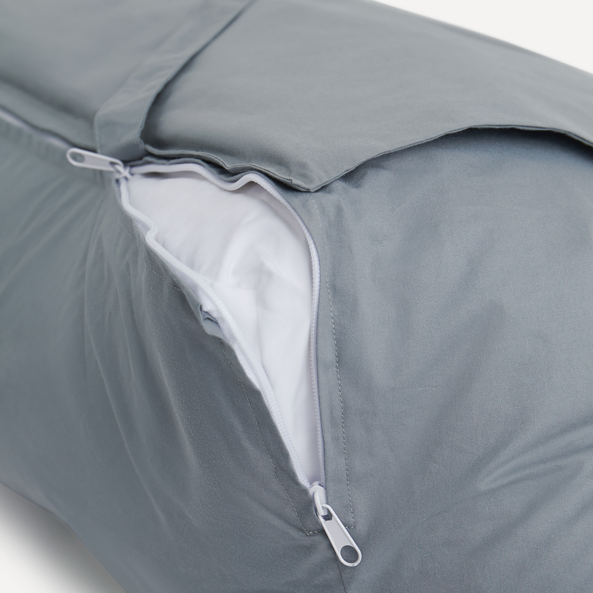 Respaldo de pluma Confort El Corte Inglés - Gris 56 x 30 cm Gris-3