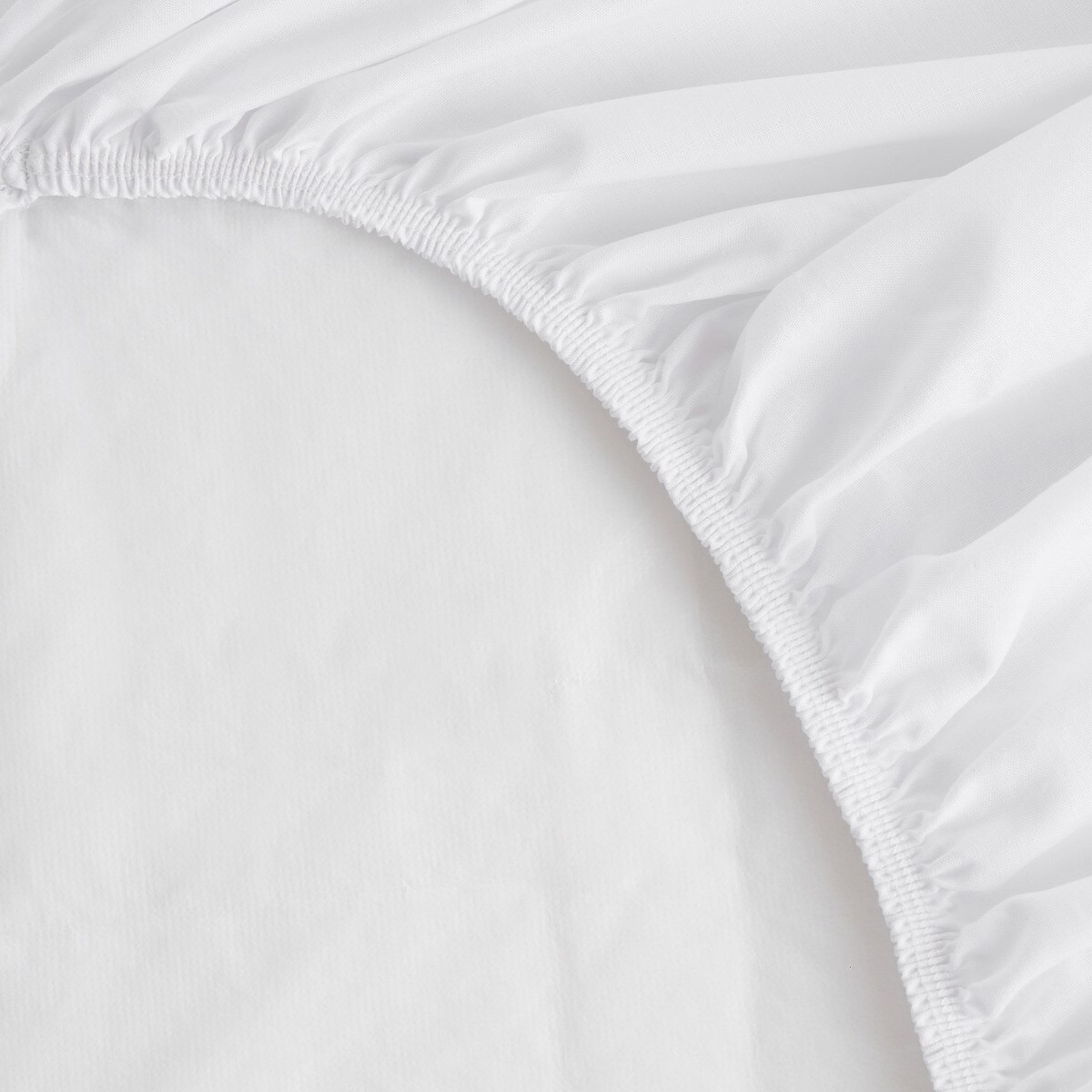 Protetor Acolchoado de Colchão Algodão Clássico Antimanchas Impermeável Branco-3