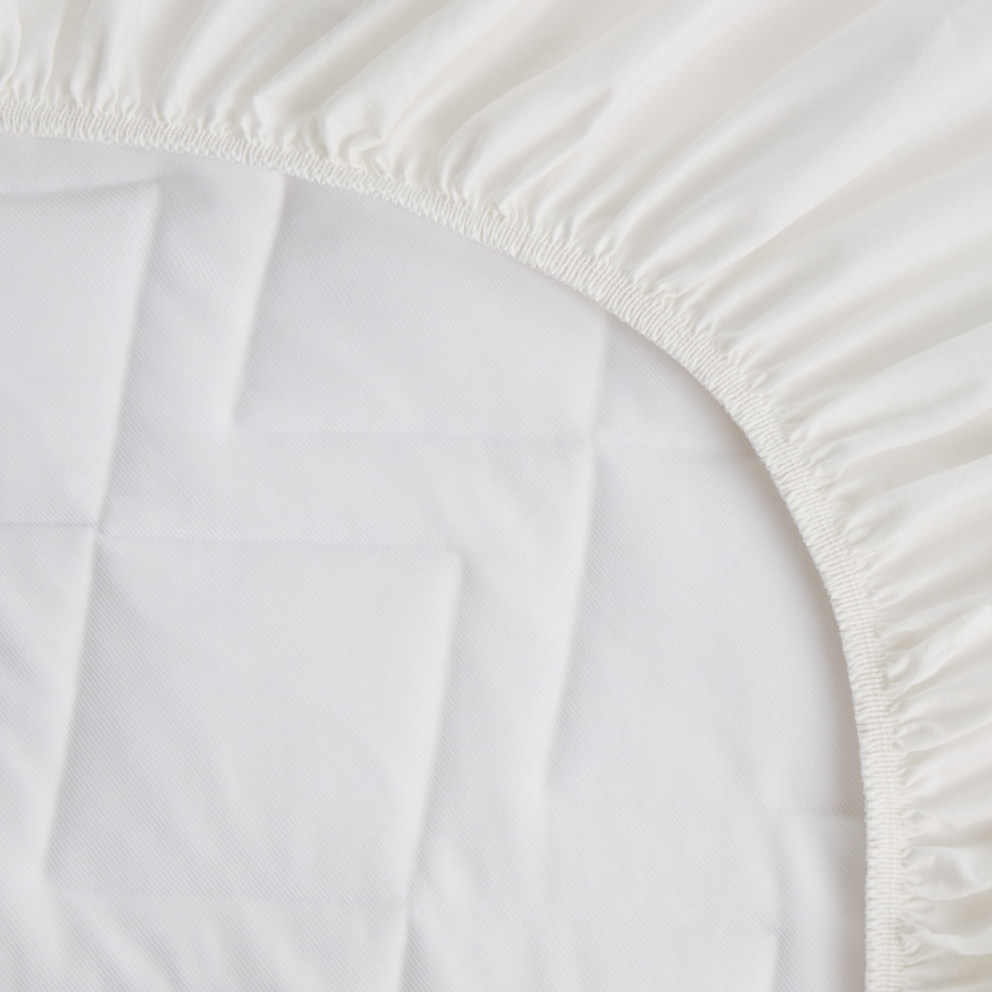 Protetor Acolchoado de Colchão Algodão Confort Natural Impermeável Branco-3