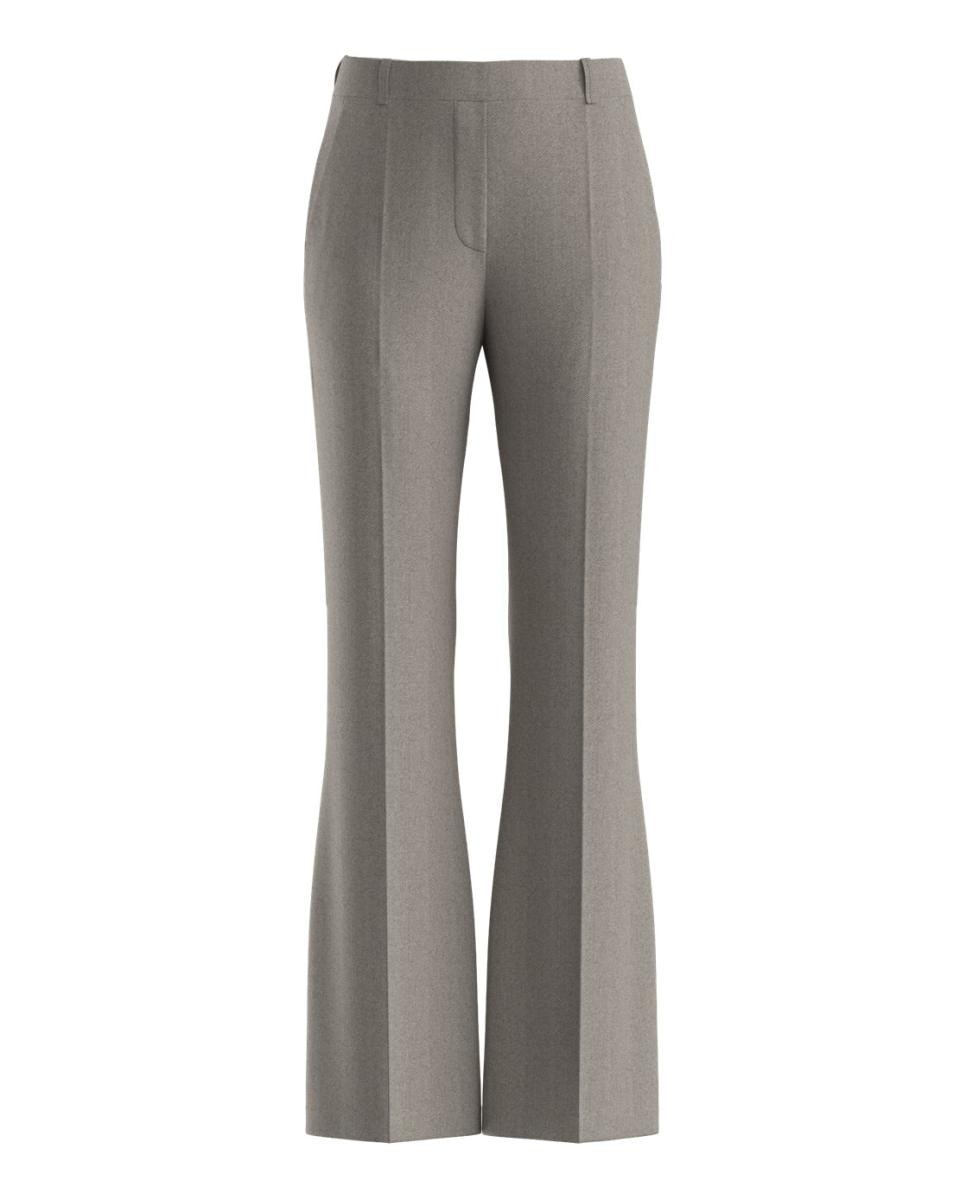 Pantalón de mujer corte moderno - Boss - Gris Gris-1