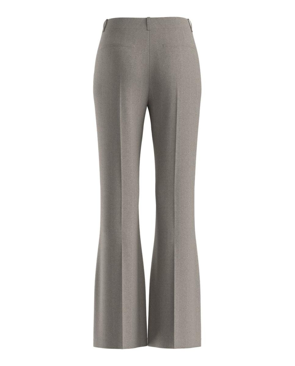 Pantalón de mujer corte moderno - Boss - Gris Gris-2