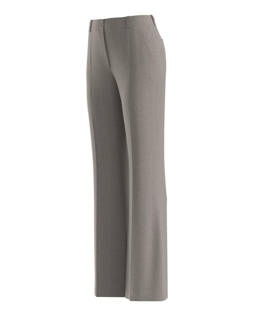 Pantalón de mujer corte moderno - Boss - Gris Gris-3