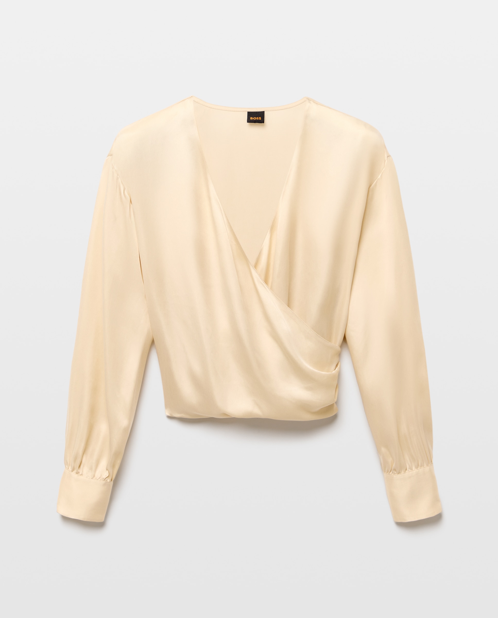 BOSS Orange - Camisa cuello pico manga larga..