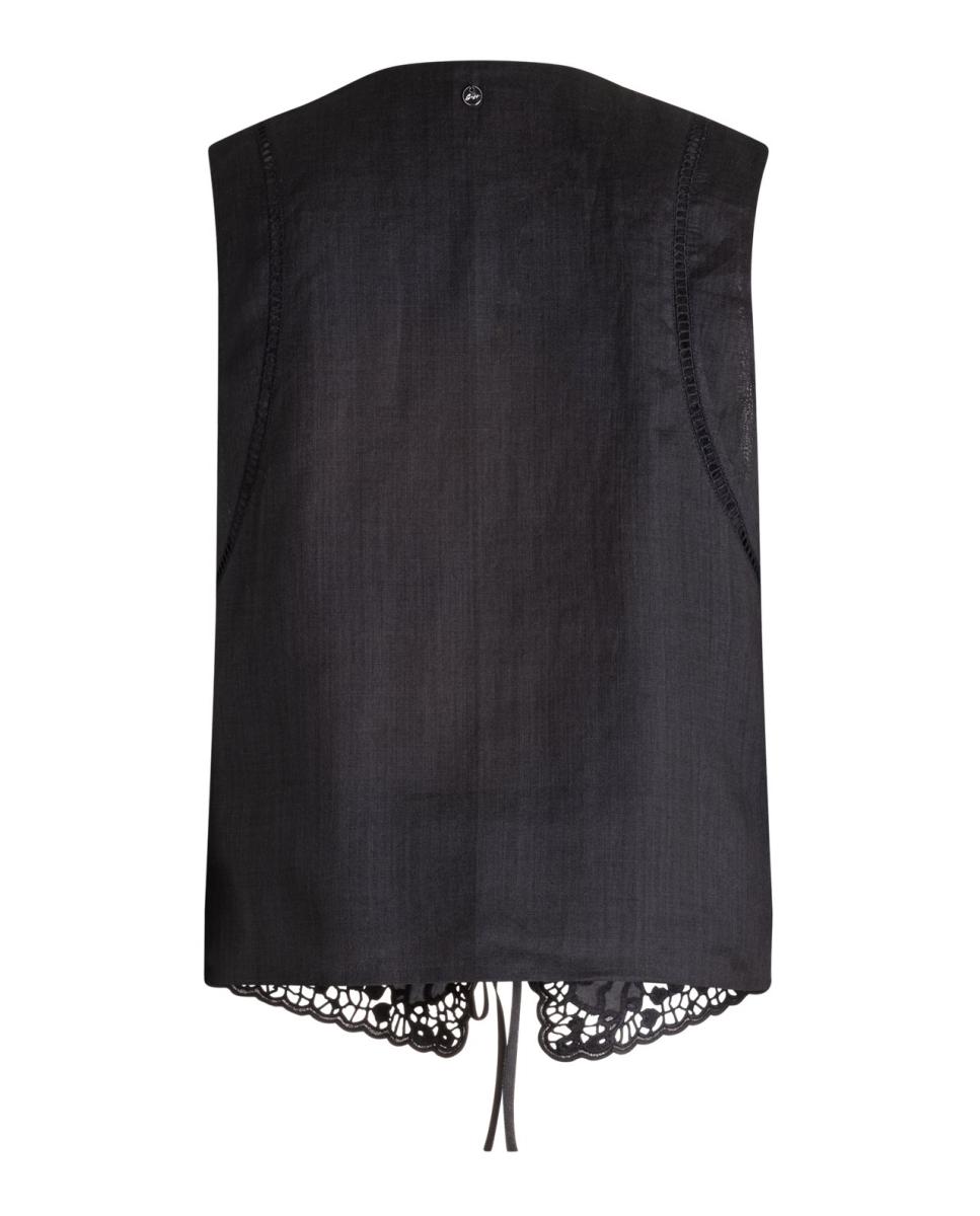 Camisa de mujer tirantes - BOSS Orange - Negro Negro-2