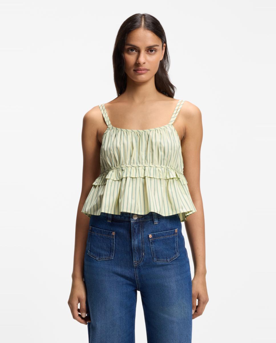 BOSS Orange - Camisa de mujer tirantes.