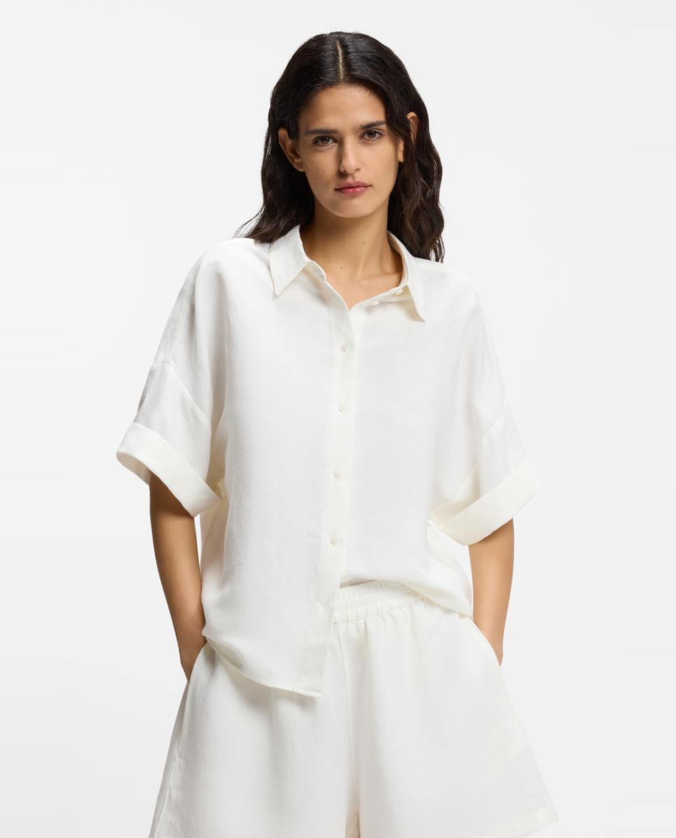 BOSS Orange - Camisa de mujer manga larga.