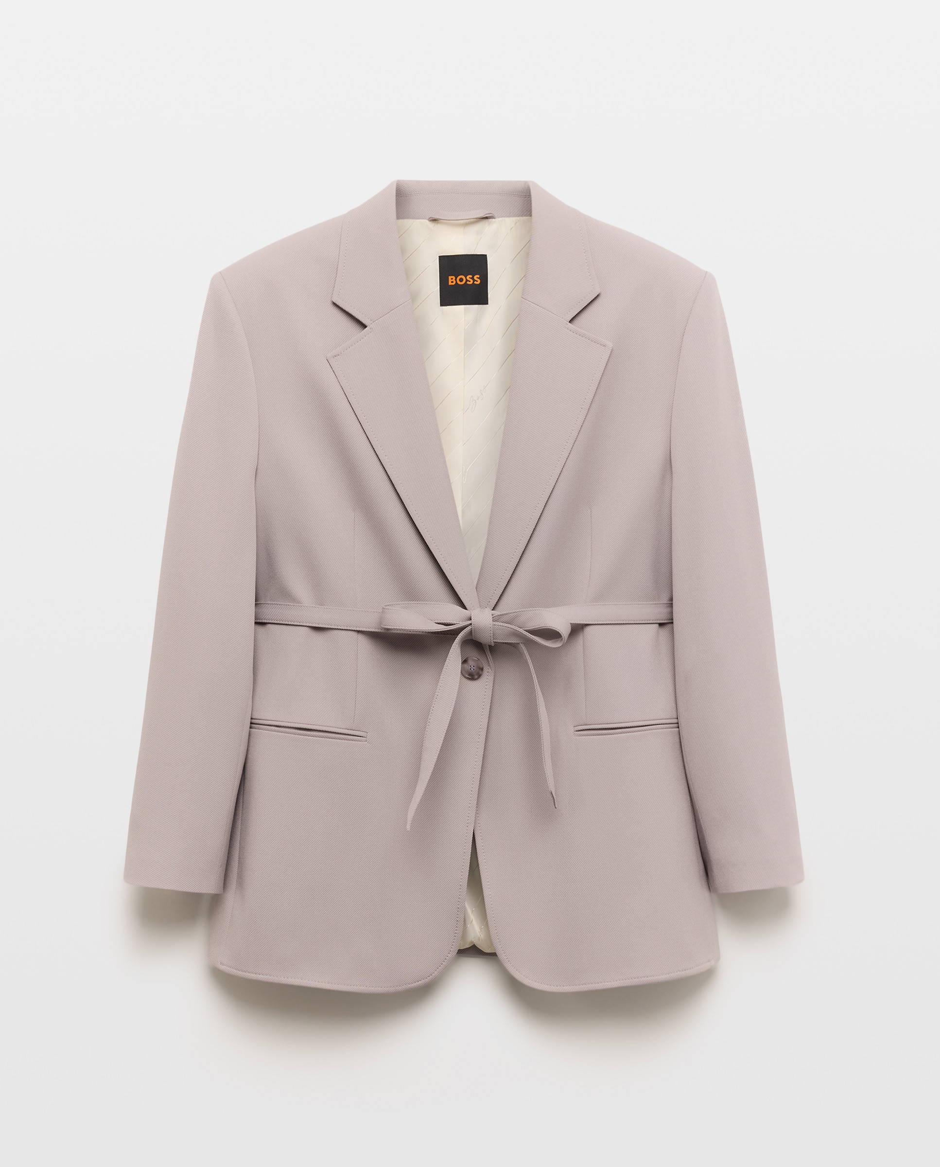 Blazer Relaxed de Manga Comprida. Roxo-4