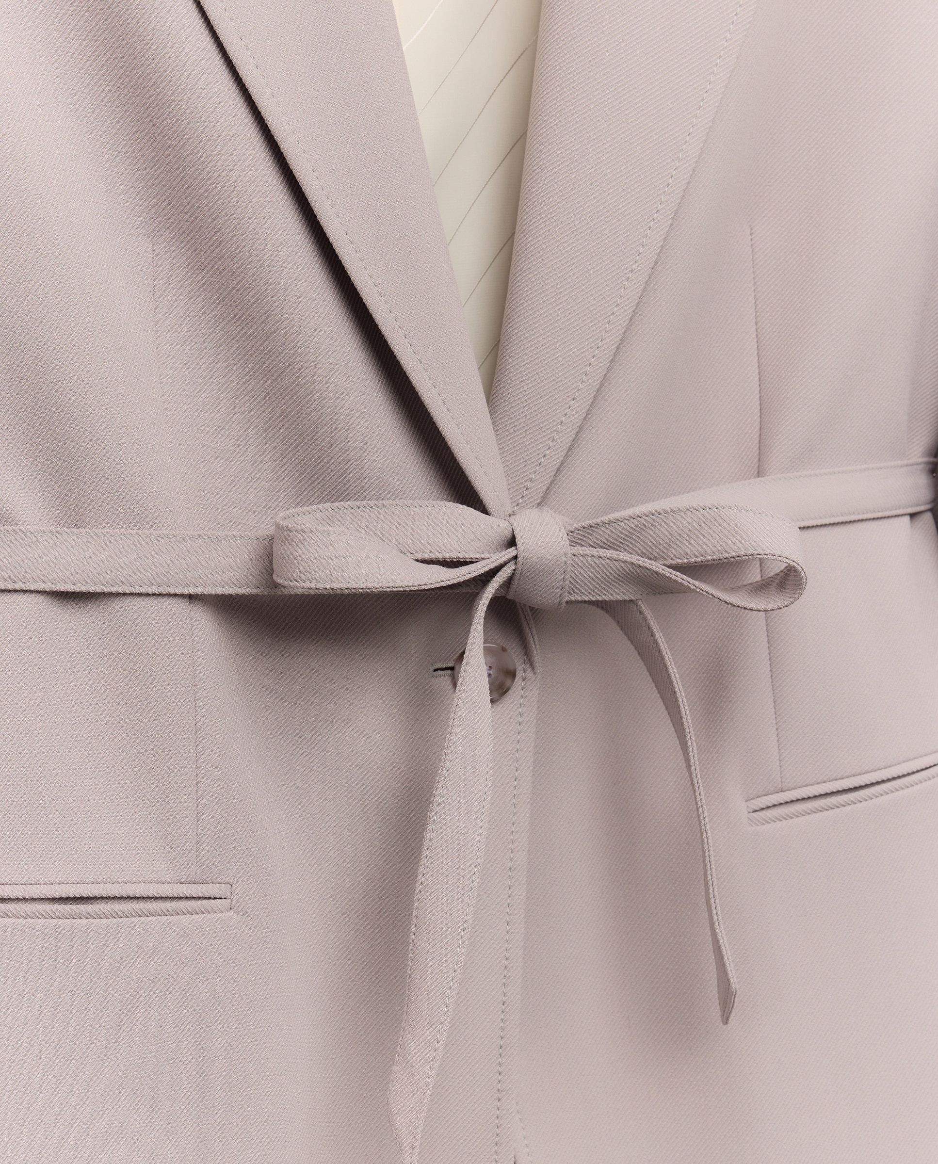 Blazer Relaxed de Manga Comprida. Roxo-5