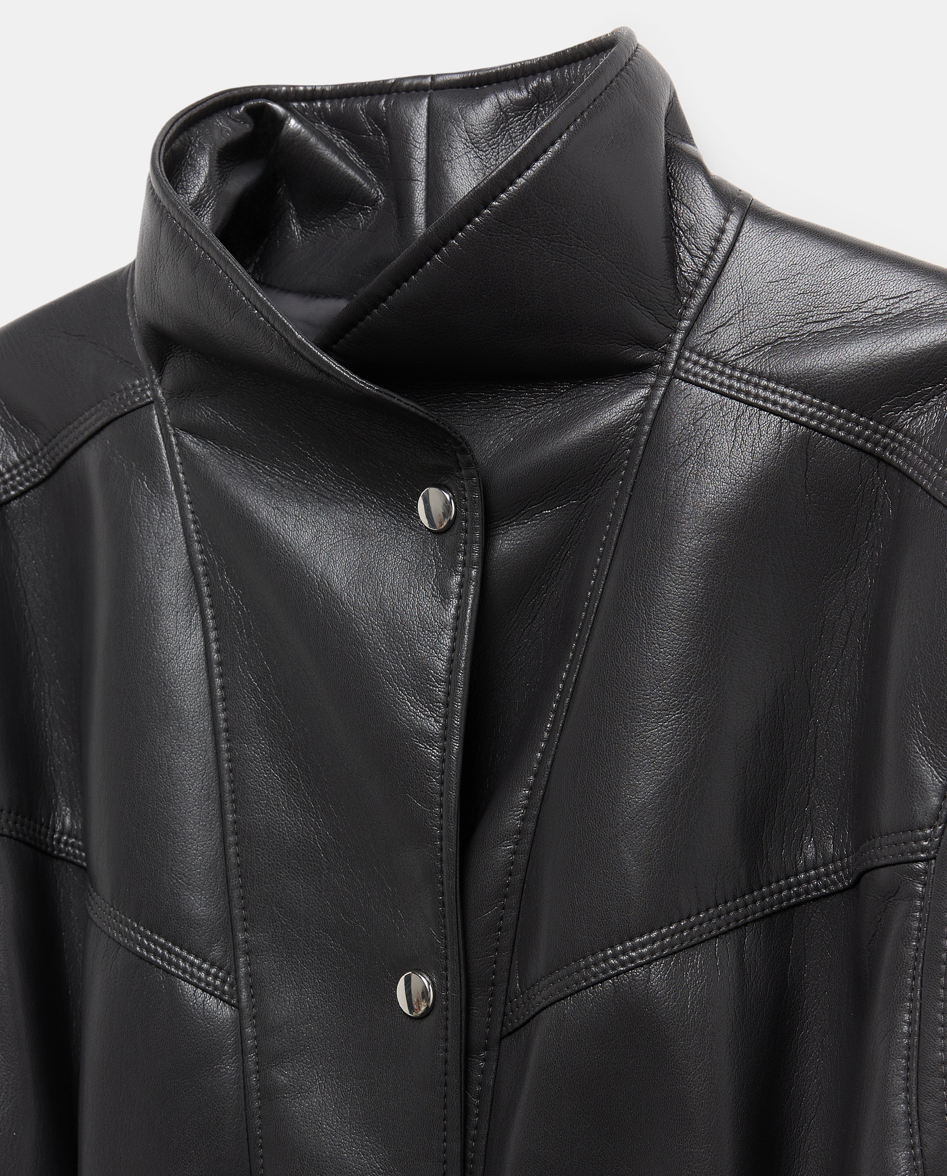 Blazer Relaxed de Manga Comprida. Preto-5