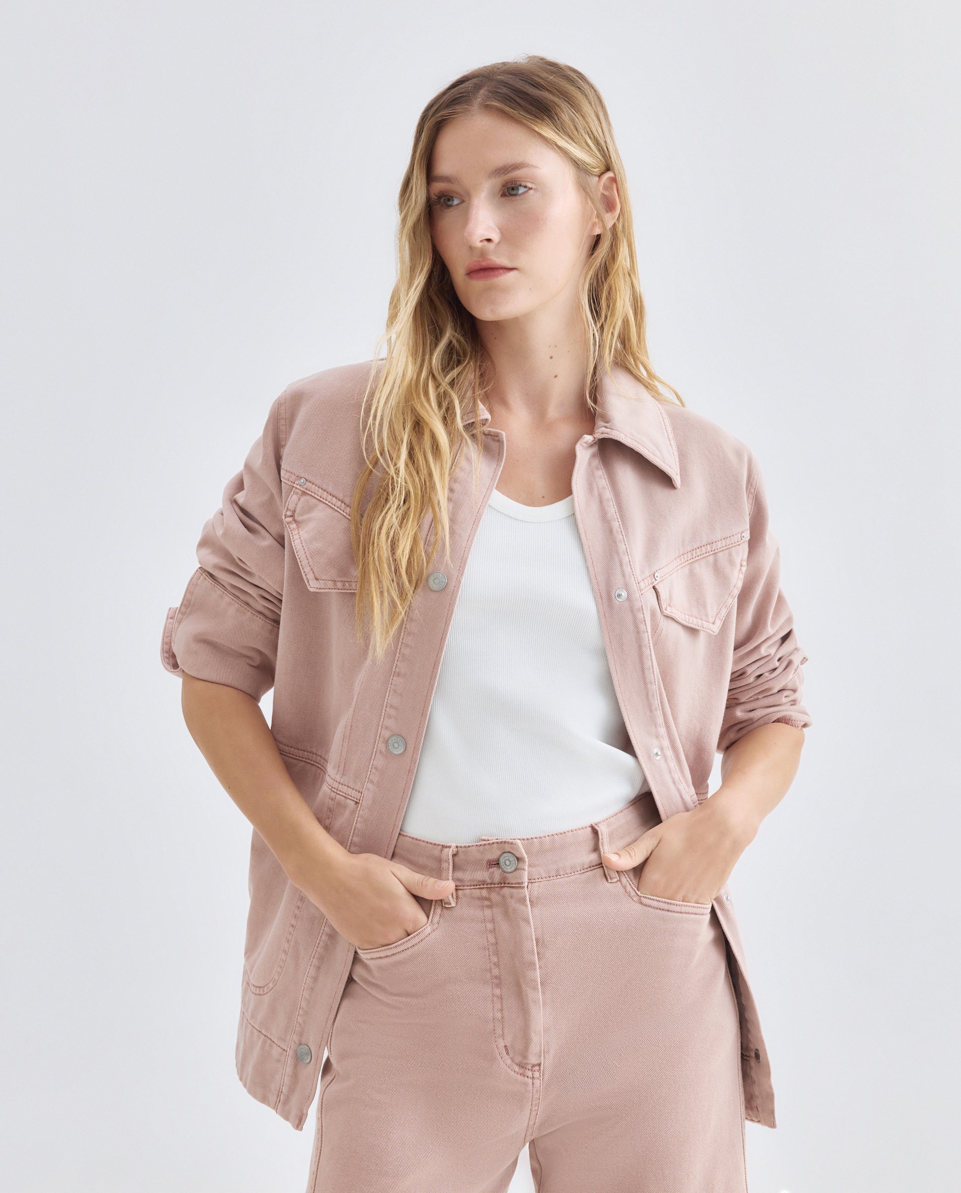 BOSS Orange - Blazer relaxed de manga larga.