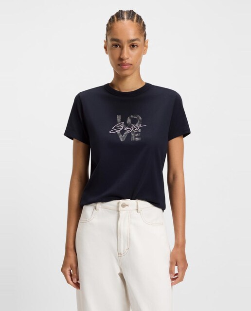 Imagem 0 de T-shirt de Algodão com Manga Curta