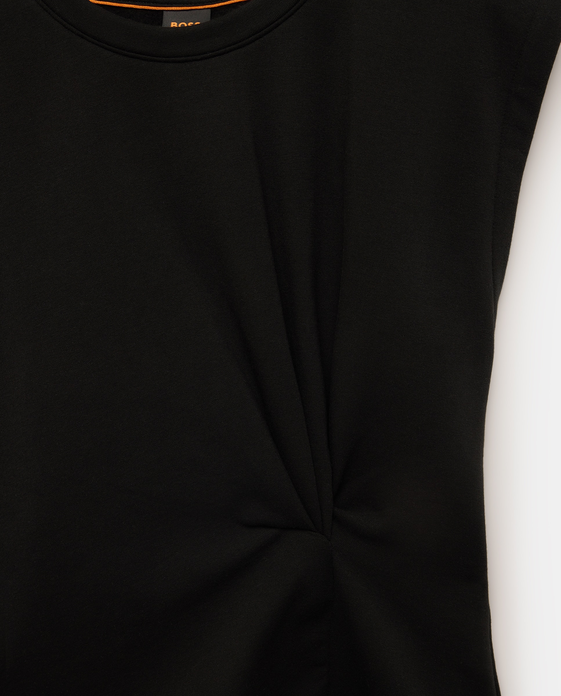 T-shirt Relaxed com Manga Curta Preto-5