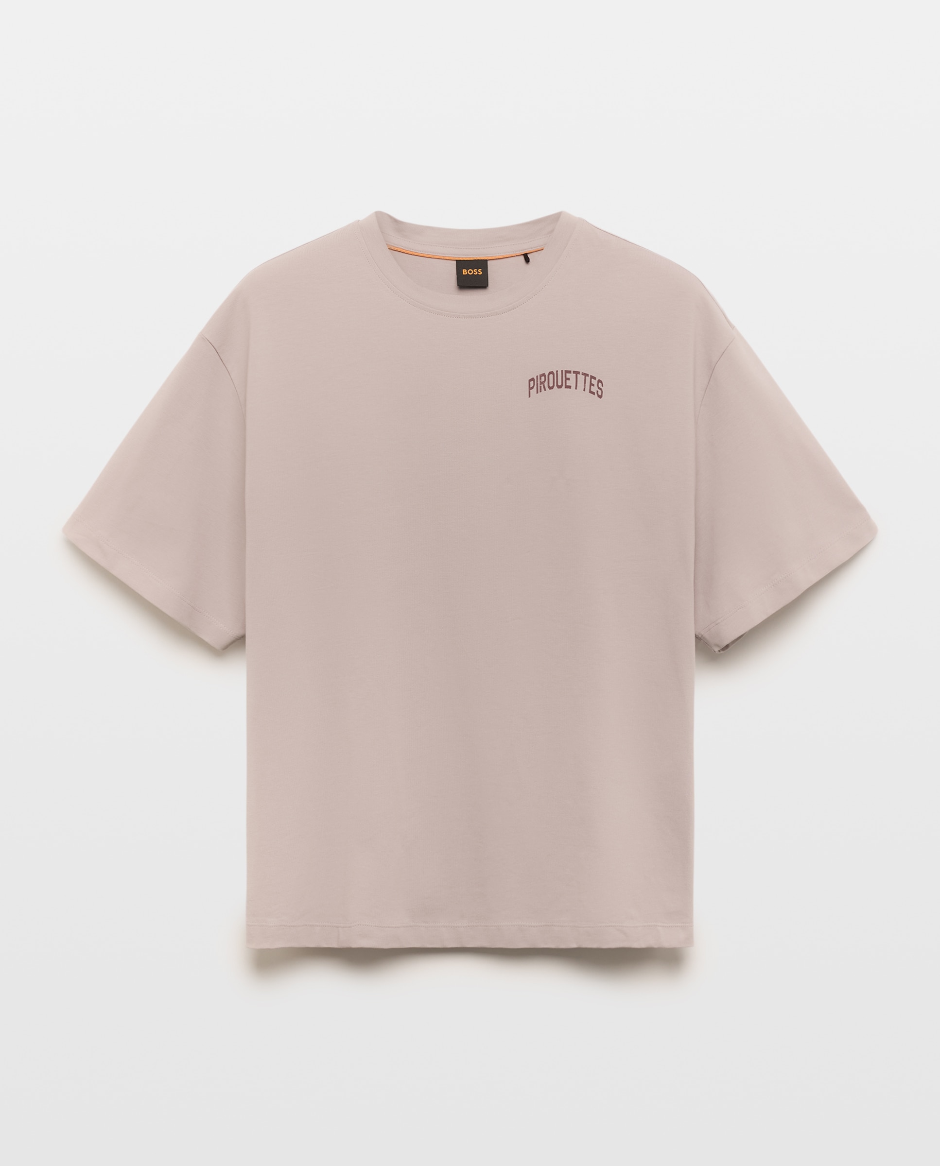 T-shirt Relaxed com Manga Curta Roxo-4