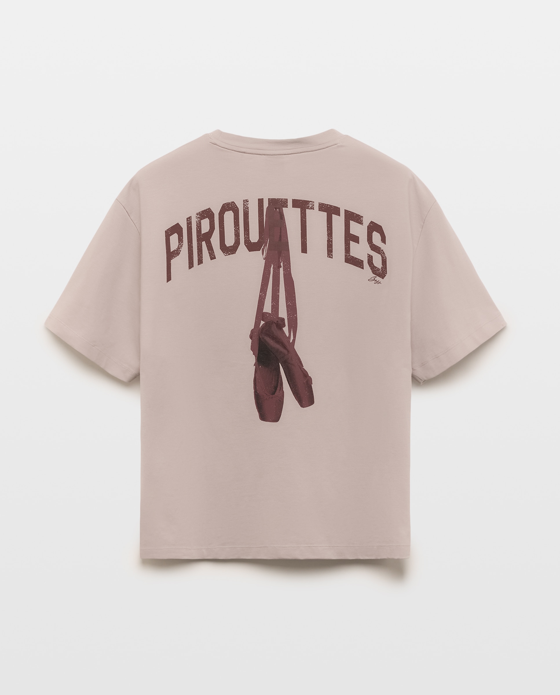 T-shirt Relaxed com Manga Curta Roxo-6