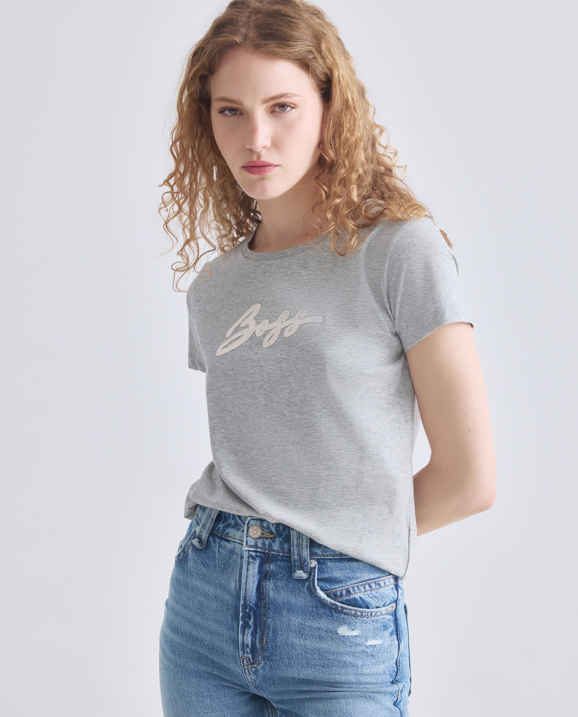 Imagem 0 de T-shirt Slim com Manga Curta