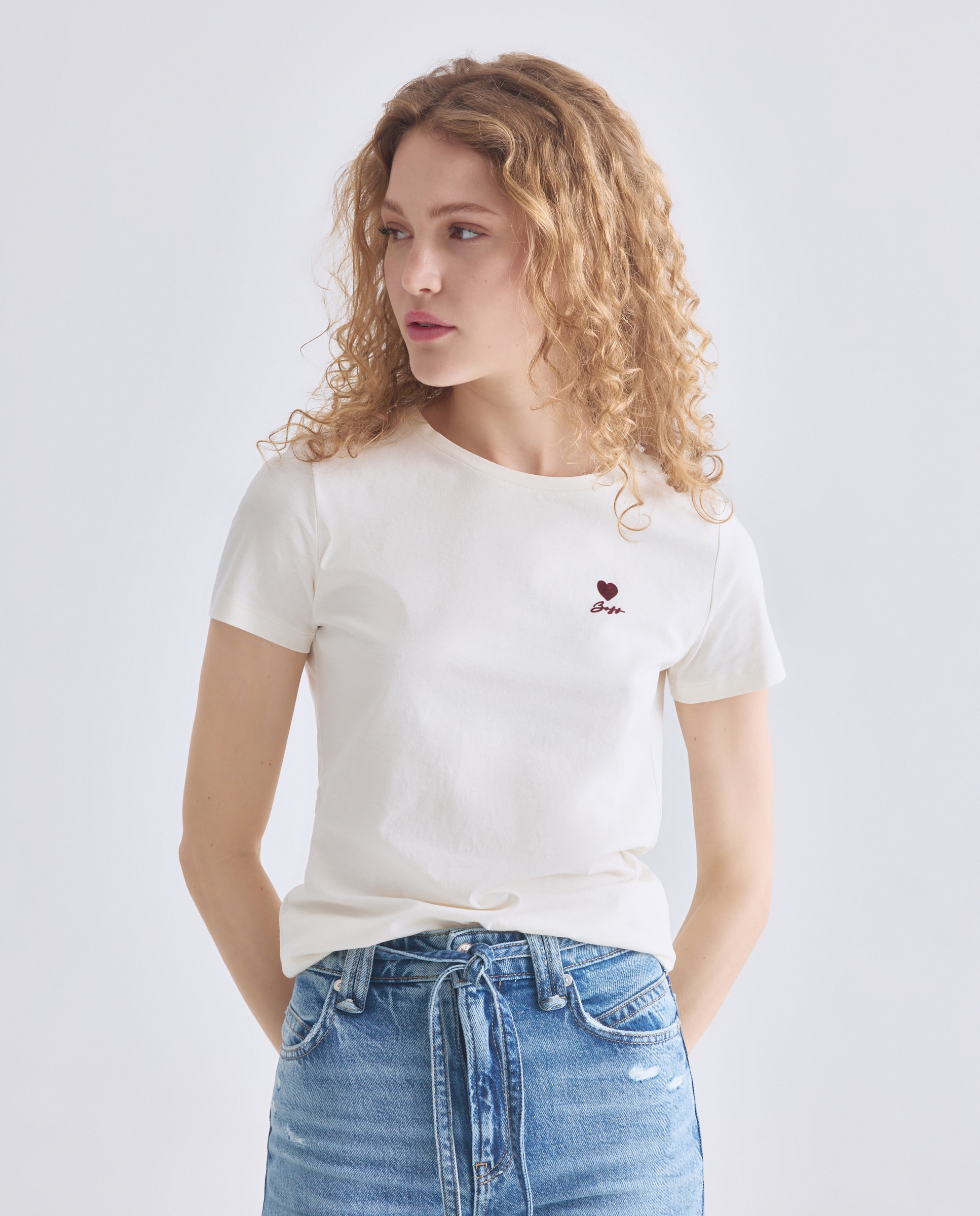 Imagem 0 de T-shirt Slim com Manga Curta