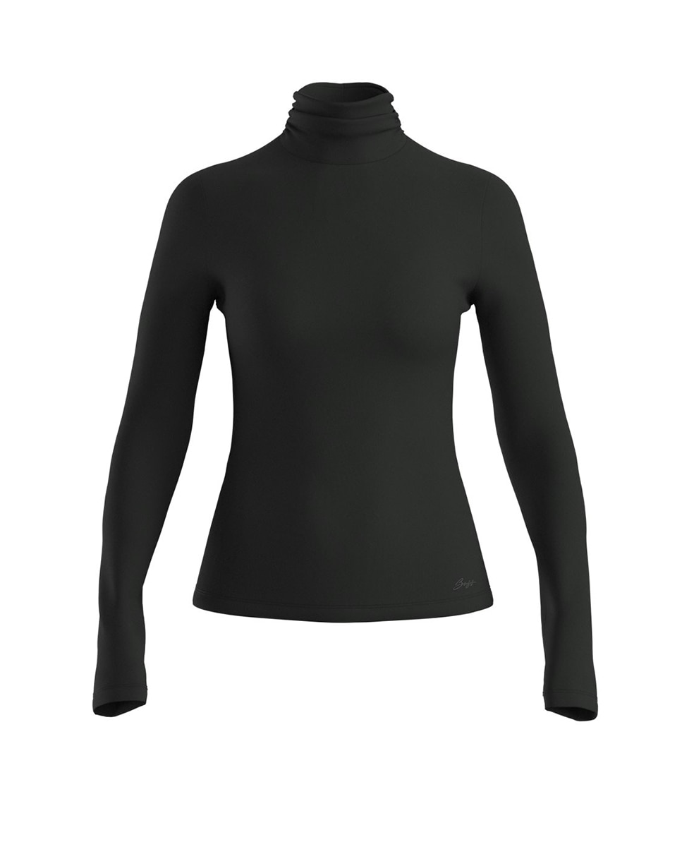 Imagen 1 de Camiseta de mujer slim de manga larga - Boss - Negro Negro